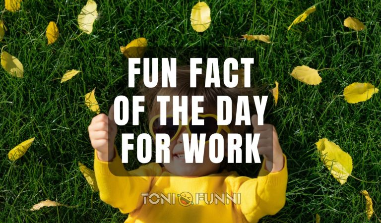 Fun Fact of the Day for Work