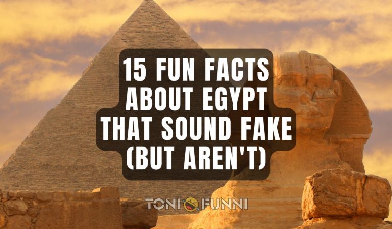 fun facts about Egypt