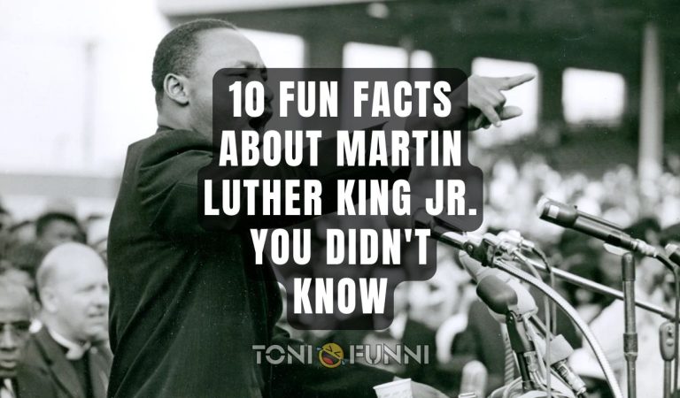 fun facts about martin luther king jr