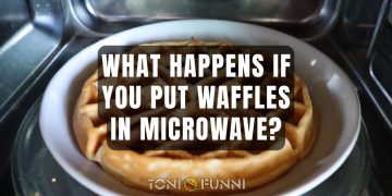 What happens if you put waffles in microwave